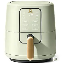 Fritadeira elétrica air fryer Beautiful 3L TurboCrisp verde sálvia com touchscreen, 4 programas, cesto antiaderente, 1200W, 110V
