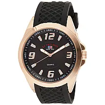 Relógio An Maclino com Alça Textrizada Modelo 9122, U.S. POLO ASSN. US9122, Preto