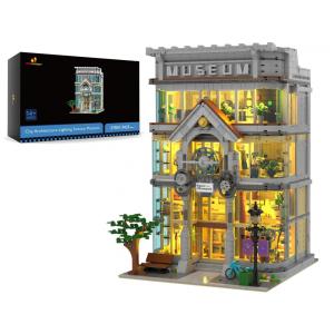 Kit de Construção Museu de Ciências com 3423 Peças, JMBricklayer, Cinza