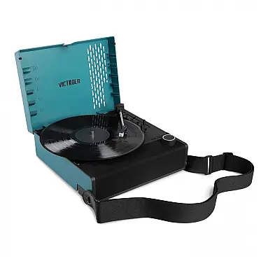 Toca Discos Recarregável Portátil com