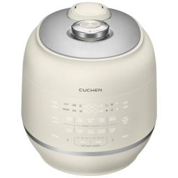 Panela de Arroz Elétrica 10 Xícaras com Limpeza Automática a Vapor e Controle Digital, 110V, Cuchen, Marfim