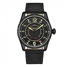 Relógio Masculino Stuhrling Aviador 44mm Quartzo Preto - Estilo e Precisão no Pulso