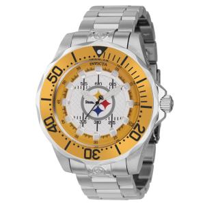 Relgio Masculino NFL Pittsburgh Steelers Automtico - 47mm. Ao ZG-42126