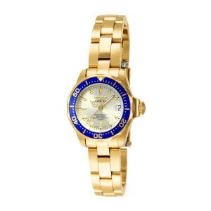 Relógio Feminino Pro Diver, Invicta 14126, Dourado e Azul