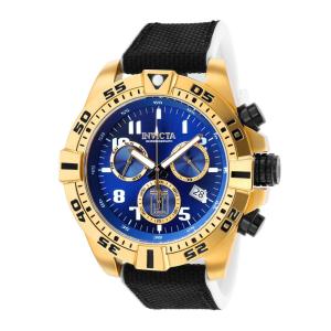 Relgio masculino Invicta Jason Taylor Swiss Ronda Z60 calibre - 51mm, preto e branco - modelo 37226.