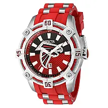 Relgio Masculino Invicta NFL Atlanta Falcons em Ao Vermelho de 52mm - ZG-43326