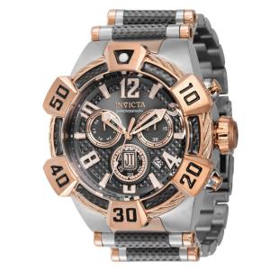 Relógio Masculino Analógico de Quartzo 52mm, Invicta Jason Taylor 40426, Prata e Dourado