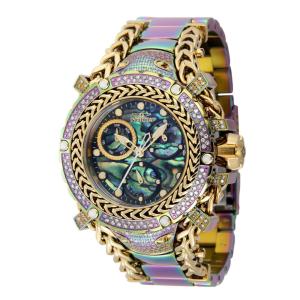 Relgio feminino Gladiador de diamante de 1,08 quilates com mostrador Abalone - 43,2 mm. Ouro. Iridescente 41426