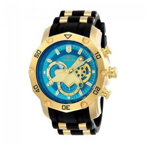 Relógio Pro SCUBA Masculino - 50mm. Ouro. Preto 23426