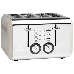 COTSWOLD Torradeira de 4 Fatias com 6 Níveis de Tostagem, 1500W, 110v, HADEN 75011, Bege