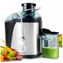 Espremedor de Sucos Fullstar , 2 Velocidades, Compacto e Sem BPA, Preto. Ideal para frutas e vegetais frescos.