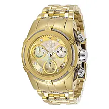Relógio Feminino Reserve Bolt Zeus com Mostrador Madrepérola, Invicta 30526, Dourado e Prata