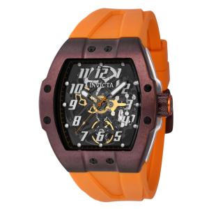 Relgio Masculino Invicta S1 Rally Diablo Automtico - 44mm, Laranja e Preto 43526.