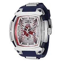 Relgio masculino MLB Boston Red Sox - 53 mm. Ao. Azul 42826