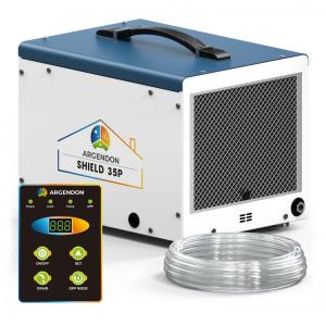 Desumidificador ARGENDON para Espaços de Rastejo com Bomba, 33 litros, Desumidificador Comercial para Porões com Mangueira de Drenagem