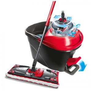 Mop Flat com Balde de Centrifugação Vileda Ultramat Turbo