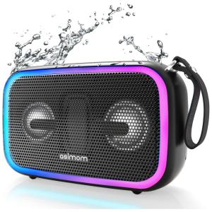Caixa de Som Bluetooth sem Fio Portátil à Prova d IPX7, 28W, ASIMOM EX70, Preto