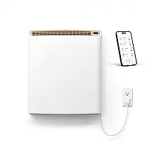 Aquecedor de Parede Inteligente ENVI Smart EnviMAX 1000W Wi-Fi Convecção Tripla Alexa Google Home 120V