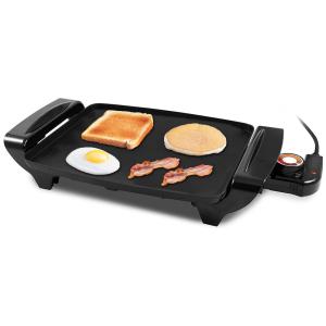 Grill Elétrico Antiaderente Serve Até 6 Porções, 110V 1200W, Nozaya, Preto