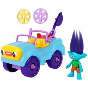 Conjunto Troll com Carrinho para Crianças de 3 Anos ou Mais, Imaginext DreamWorks