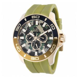 Relógio Masculino Invicta Pro Diver Impact 50mm Verde Oliva 46036