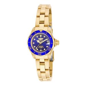Relógio Feminino Pro Diver, Invicta 17036, Dourado e Azul