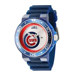 Relgio masculino MLB Chicago Cubs - 51,5 mm. Azul. Transparente 43136
