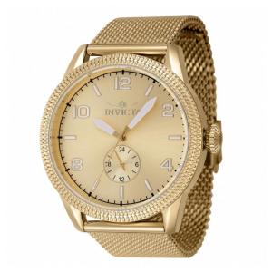 Relógio Multifuncional Masculino Invicta Vintage 44mm, Dourado 47136