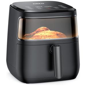 Fritadeira Elétrica AirFryer 11 em 1, Capacidade 6L com Painel Digital, 1500W, 110v, DREO DR KAF001, Preto