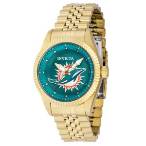 Relgio feminino NFL Miami Dolphins - 36 mm. Ouro 42536