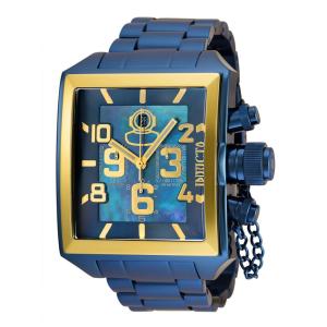 Relógio Masculino Invicta The Diver de Metal e Mostrador Madrepérola Oyster, Azul Escuro 35636