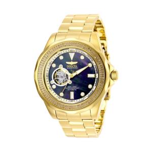 Relógio Masculino Automático Pro Diver 0,76 quilates com Mostrador Madrepérola, Invicta 27636, Dourado