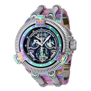 Relgio masculino King Python Swiss Ronda 8040.N Calibre com mostrador Abalone - 50 mm. Ao. Iridescente 39736