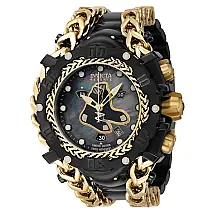 Relgio masculino reserva MLB Boston Red Sox Swiss Ronda Z60 calibre com mostrador madreprola - 58,3 mm. Ouro. Preto