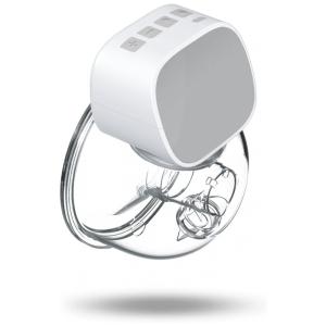 Bomba Tira Leite Única Elétrica Portátil e Recarregável com 2 Modos e 5 Níveis de Sucção, PUTYBUDY S9, Cinza