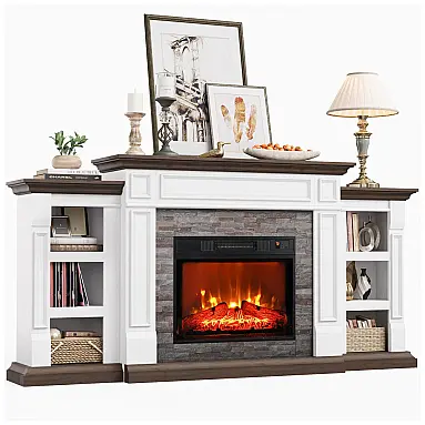 Lareira Elétrica Naice 183x92cm 1400W
