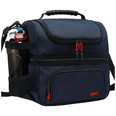 MIER Dual Compartment Lunch Bag