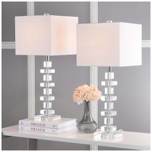 Abajur Luminária de Mesa, Estilo Moderno com 71 cm de Altura para Quarto, Sala de Estar e Escritório, 2 Un, 110V 100W, Safavieh