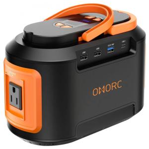 OMORC Gerador, Acumulador de energia Elétrico, Solar, portátil, c, USB, 200W, 110V, 300W, c, 1 tomada