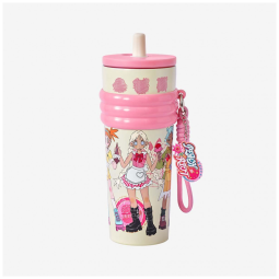 Copão de Palha da Série Peach Riot Rush Hour da Pop Mart