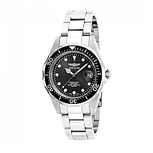 Relógio Masculino Pro Diver, Invicta 17046, Prata e Preto