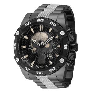 Relógio Masculino Analógico de Quartzo 52mm, Invicta Marvel Punisher 41246, Preto
