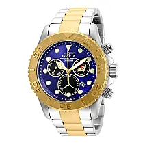 Relgio masculino Open Box Pro Swiss Ronda Z60 calibre com mostrador em madreprola - 50 mm. Ao. Ouro AIC-20346