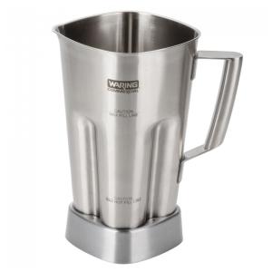 Waring Jarra de Liquidificador em Aço Inoxidável 1.9L com Conjunto de Mistura para Liquidificadores Comerciais
