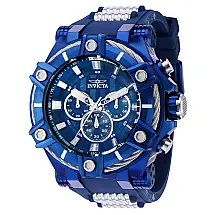 Relgio masculino Bolt com mostrador em madreprola - 52 mm. Ao. Azul 35746