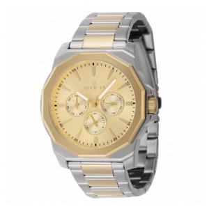 Relógio Masculino Invicta Speedway Multifuncional 42mm, Dourado, Aço 46846