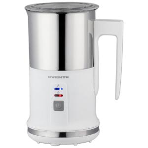 Espumador de Leite Elétrico Portátil, Capacidade 286 mL, Aço Inoxidável, OVENTE FR1208W, Branco
