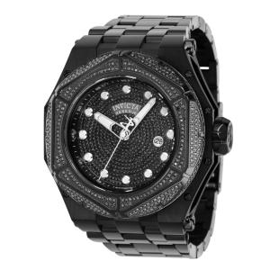 Relgio masculino Reserve Carbon Hawk 4,29 quilates diamante automtico - 54,5 mm. Preto 38946