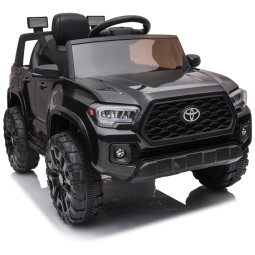 Carro Elétrico Infantil a Bateria 12V 2 Assentos com 2 Velocidades e MP3 USB FM e Luzes de LED, SEGMART, Preto