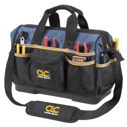 PB Bolsa de Ferramentas Organizadora com 24 Compartimentos, CUSTOM LEATHERCRAFT 1563, Preto